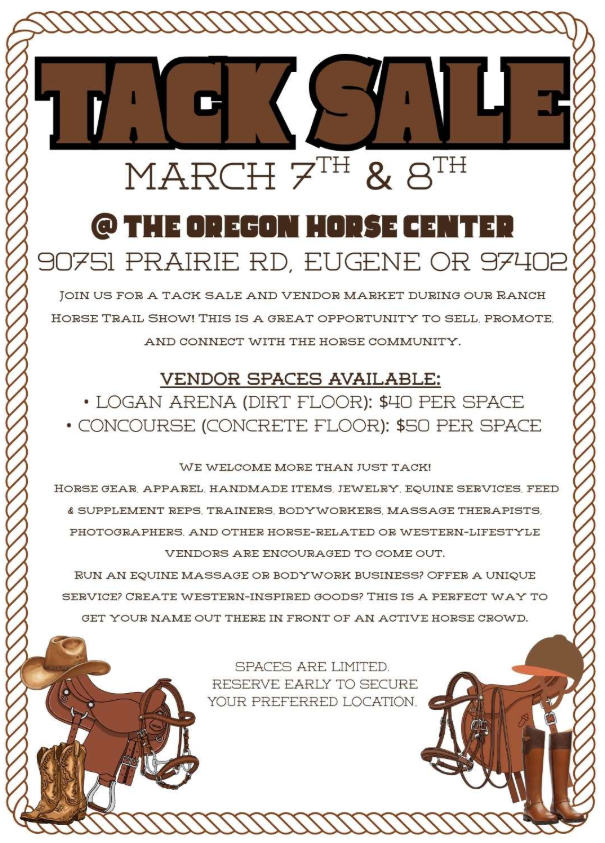 Spring Tack Sale